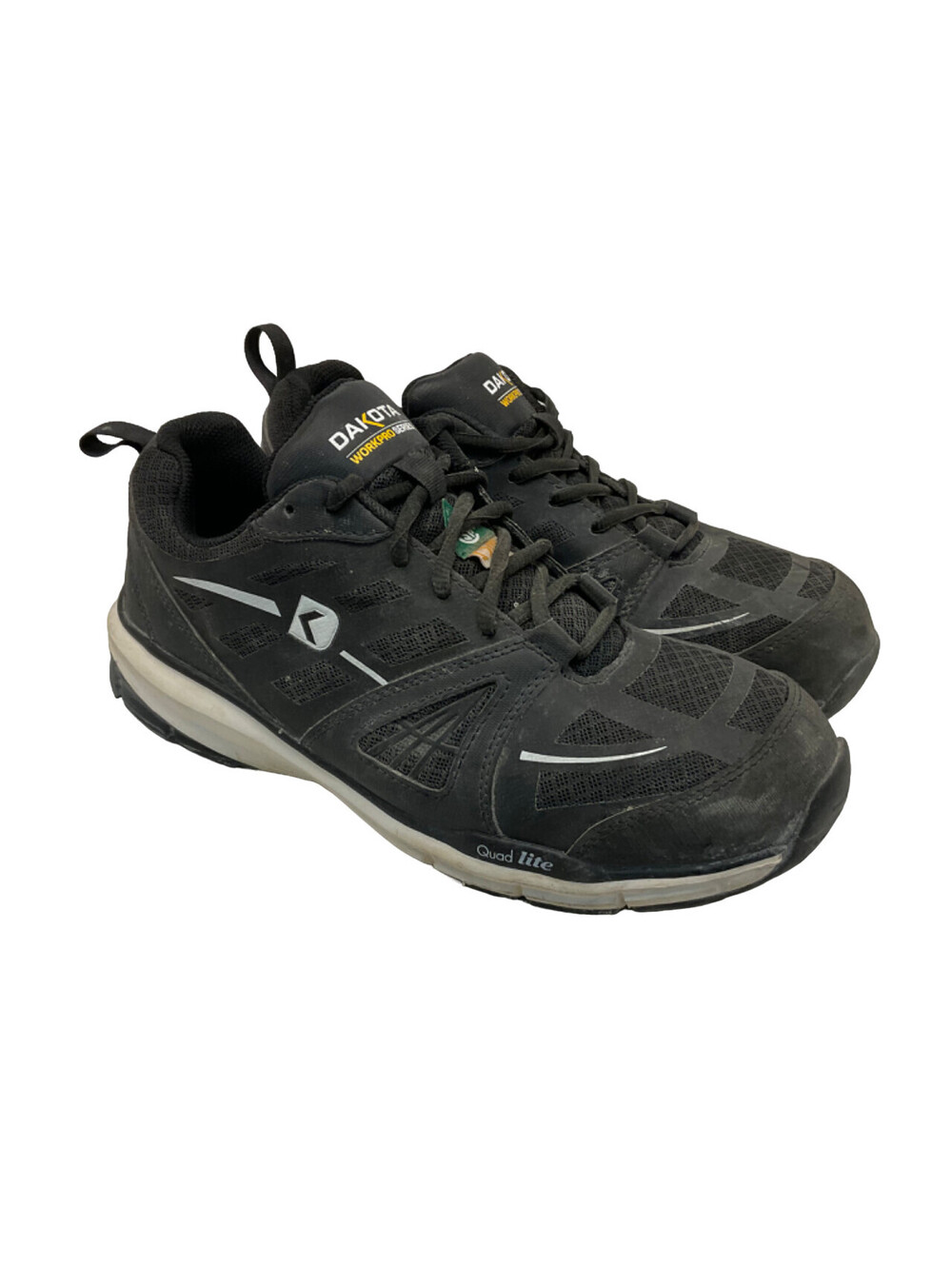 DAKOTA Men's 3603 ATSP Quad Lite Athletic Work Shoes Black Size 8M